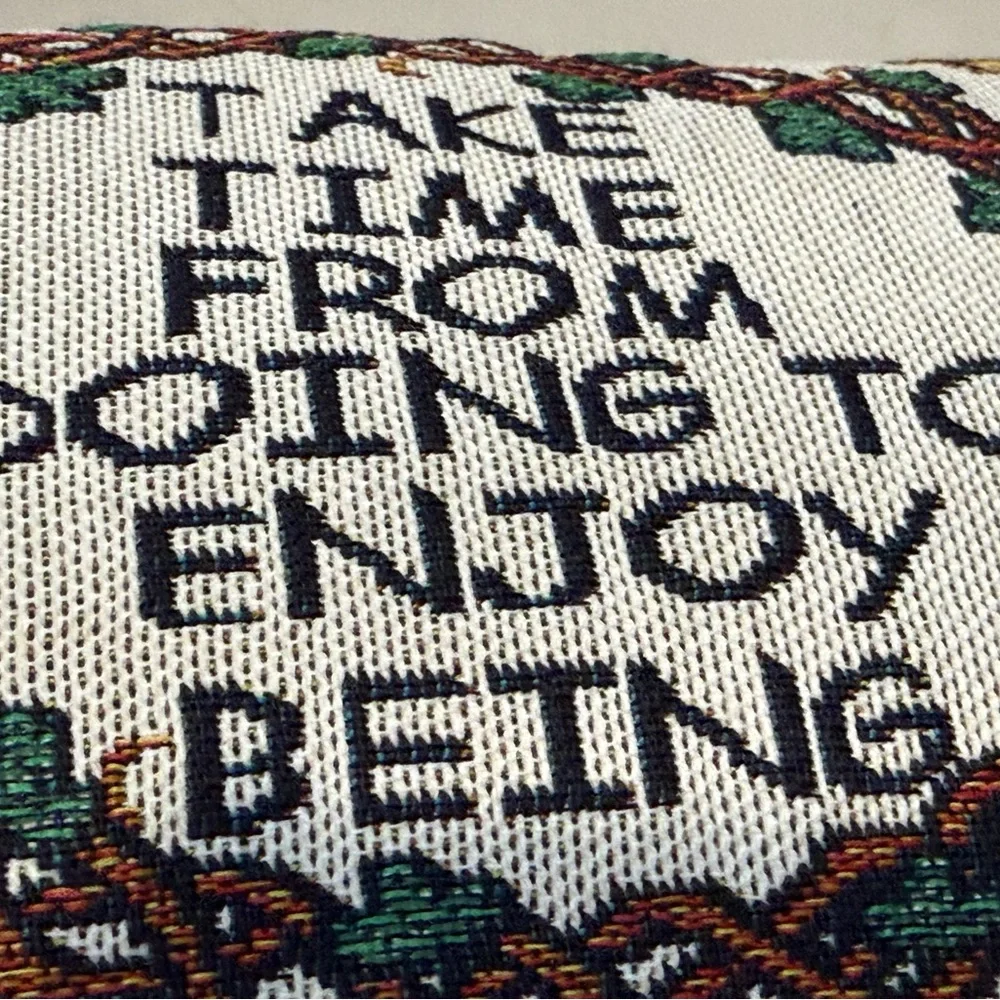 Woven Tapestry Accent Pillow 